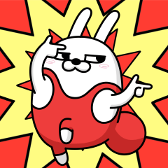 動く 擦れうさぎ24