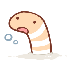 ちんあなごさんスタンプ