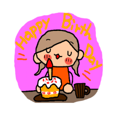 オレンジちゃん　ふきだしversion7