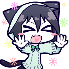 黒猫ナツキちゃん