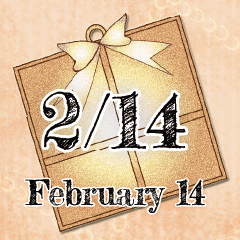 2月14日記念日BIGスタンプ