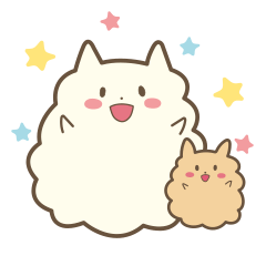 もふもふちゃんともこもこちゃん