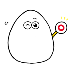 まんまるおめめのたまごちゃん