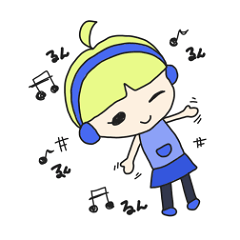 ゆるくて、かわいい、家族のスタンプ♪