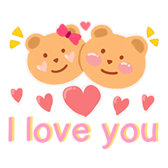 Lovely Little Bear On Valentine's day