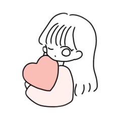 Popoのスタンプ　(女の子達)