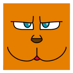 まゆげのかいたどうぶつ