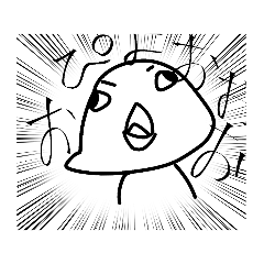 テンションの差激しすぎスタンプ