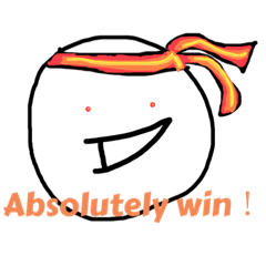 少し怖い棒人間スタンプ