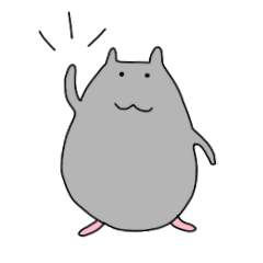 かわいいグレーハムスター