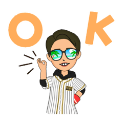 私のスタンプ(  '-'   )