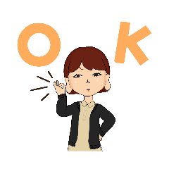 職場にいそうな、福耳の女性