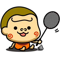 ハッピーゴリラ  バドミントン