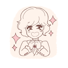 シフォンブラウスの少年