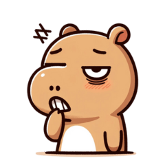 cute capybara by chiwa