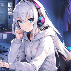 White eSports Girl