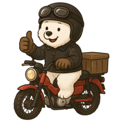 モフライダーのもふもふ日常スタンプ