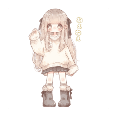 可愛いおんなのこ。