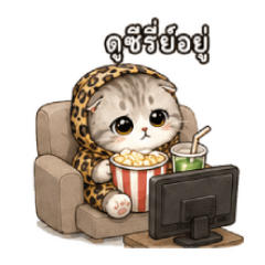Cute Scottish Fold Cat & Leopard Outfit