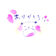 ゆるっとしたスタンプ