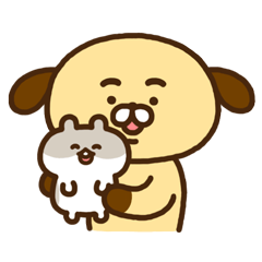 わんことハムちー