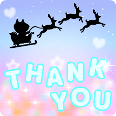 動く！キュートな赤茶ねこ♡クリスマス