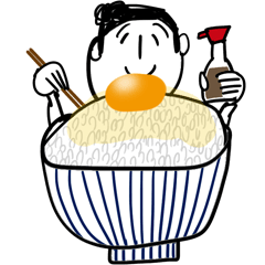 おなかが鳴っちゃうスタンプ4