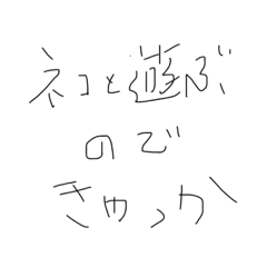 ネコと遊ぶのできゃっか