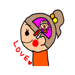 オレンジちゃん　ふきだしversion 4