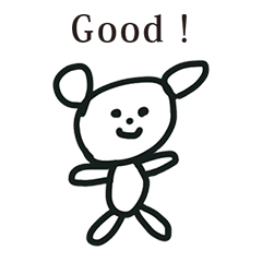 くまちゃんらくがき0711 と　英語　English