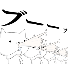 小さめネコと大きめ文字