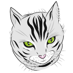 動くアメショーくん