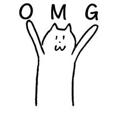 シュールなぬこの日常英会話。