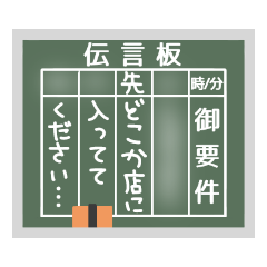 昭和レトロ★懐かしの伝言板