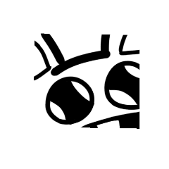 人間に厳しい動物たちのスタンプ