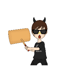 ワクワク悪魔スタンプ