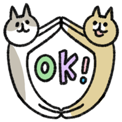 シュッとしたネコ２２　年中使える！