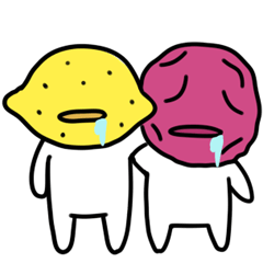 ヨダレが出るスタンプ