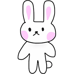 うさぎのももちゃんの1日