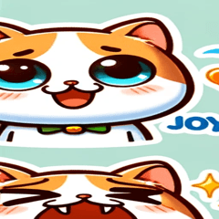 可愛いにゃんこ感情シリーズ