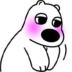 シロクマのご挨拶