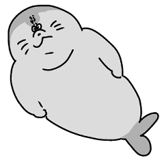 かわいいかわいいどうぶつスタンプ