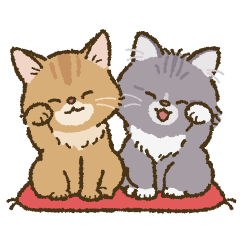 キツネとタヌキ(ねこ)