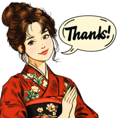 アメコミ風レトロ女子の毎日英語☆着物編！