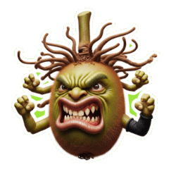 崩壊ブサ顔キウイ