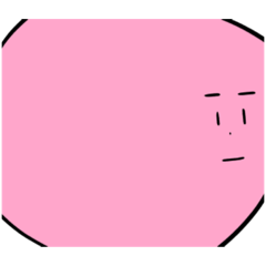 シュールな可愛い真顔うさぎスタンプ