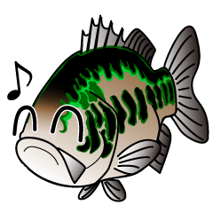 釣りスタンプ★ブラックバス