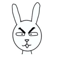 まゆげぴょんうさ