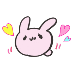 うさねこ 気持ちスタンプ♪