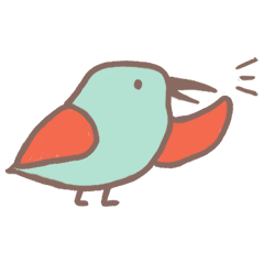 あおとあかのトリ